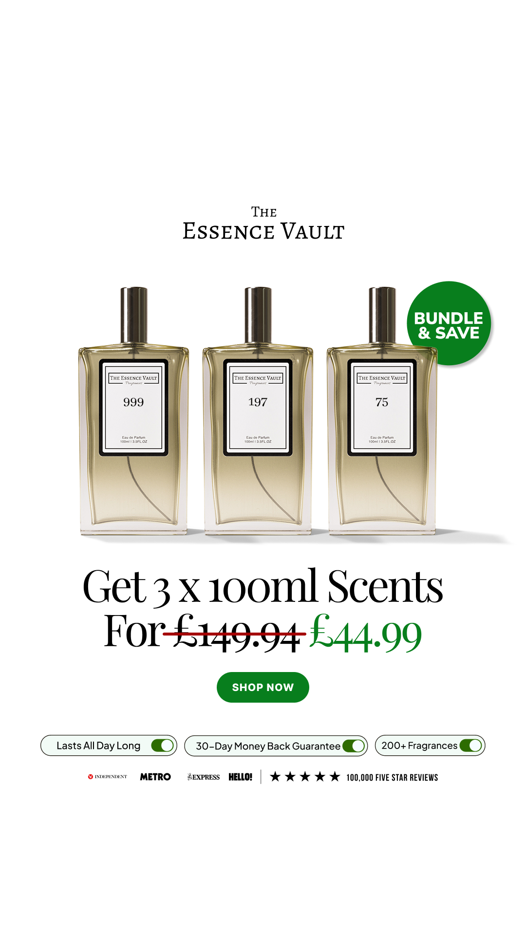The Essence Vault Facebook ad