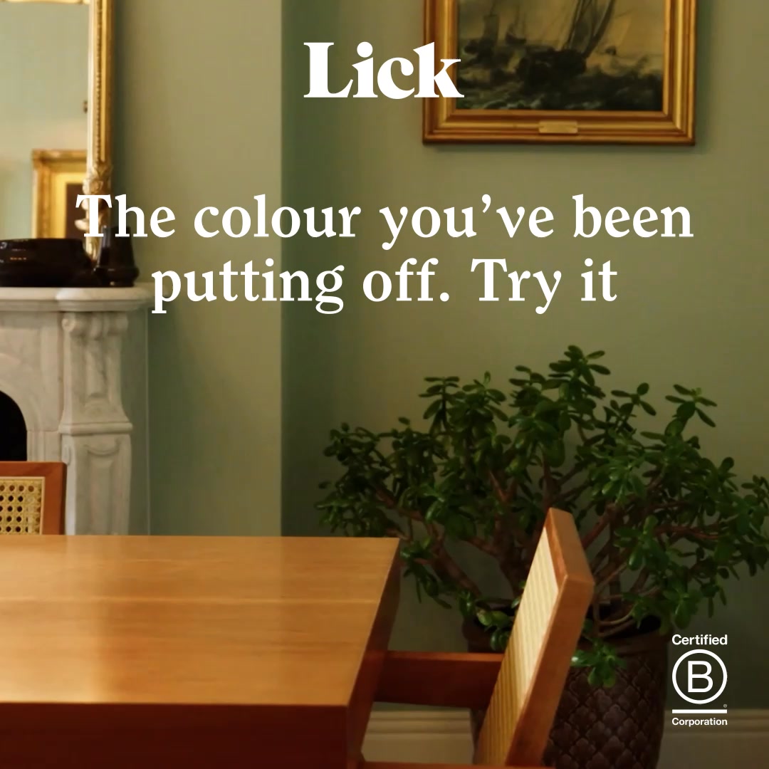 Lick Facebook ad: High-quality paint