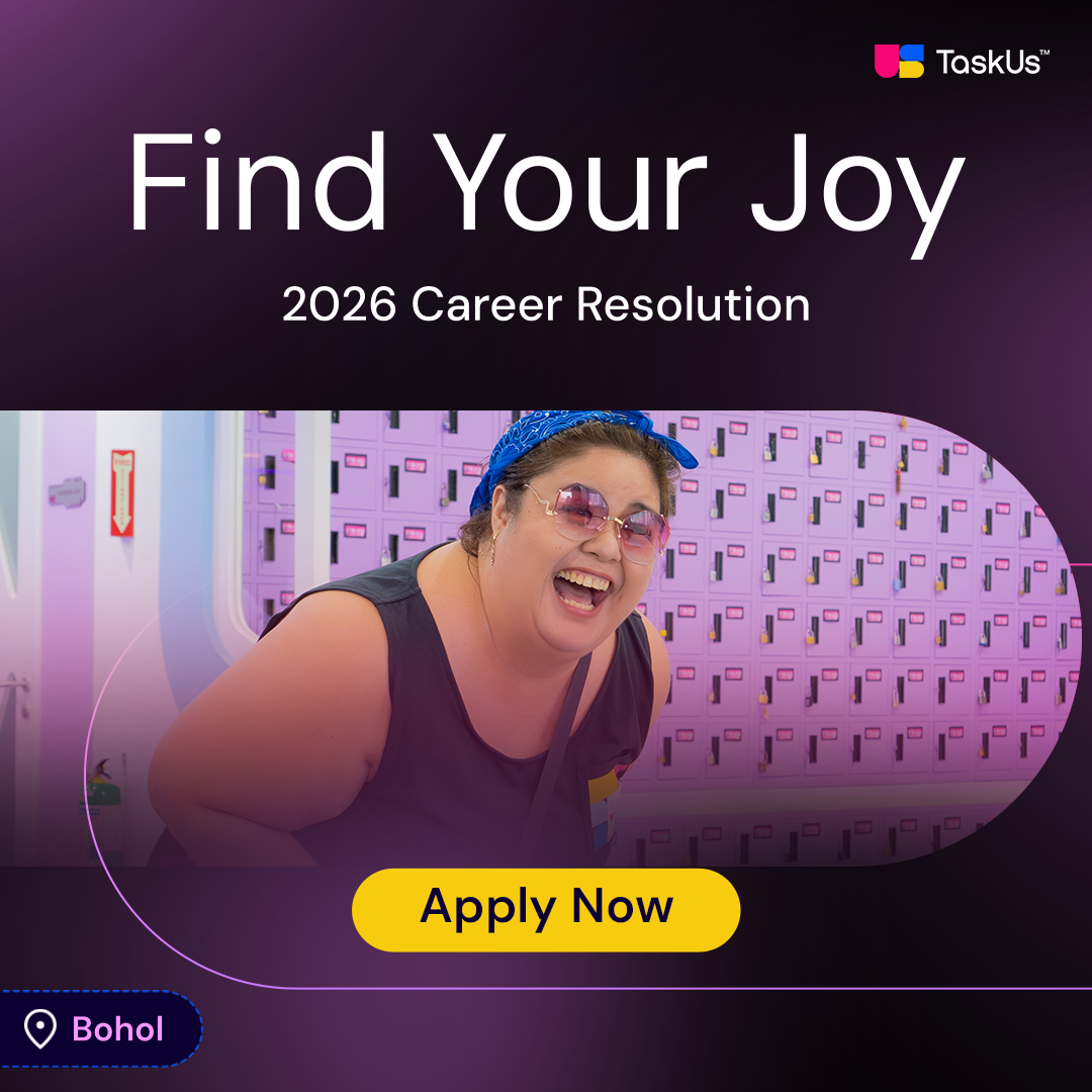 TaskUs Facebook ad