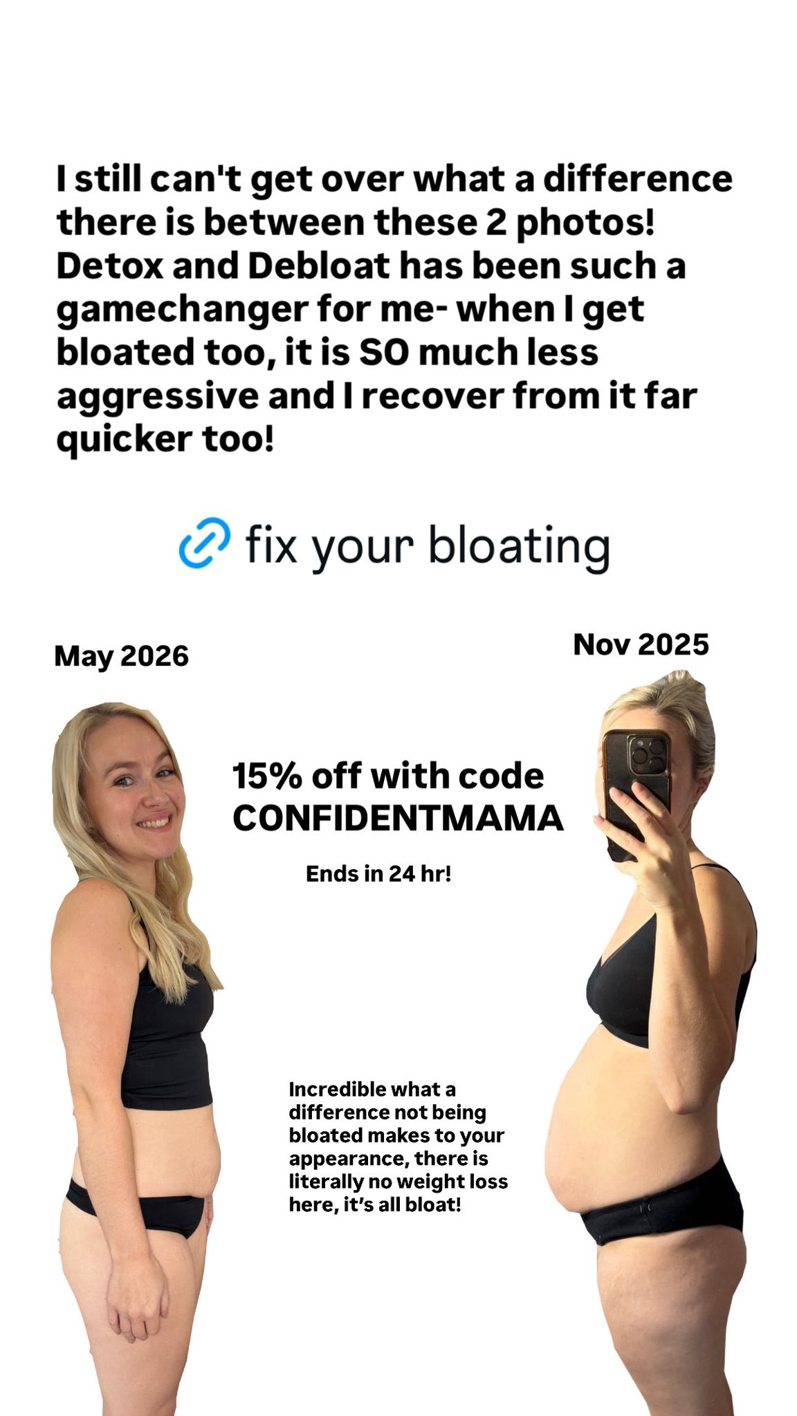 The Confident Mama Facebook ad