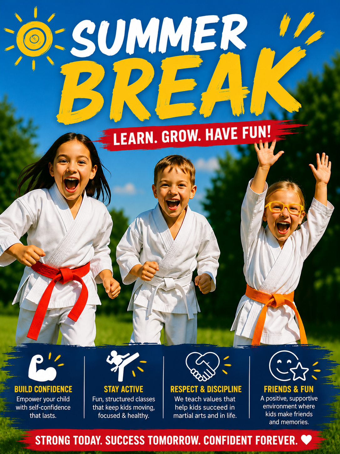 Won's White Tiger Taekwondo Facebook ad