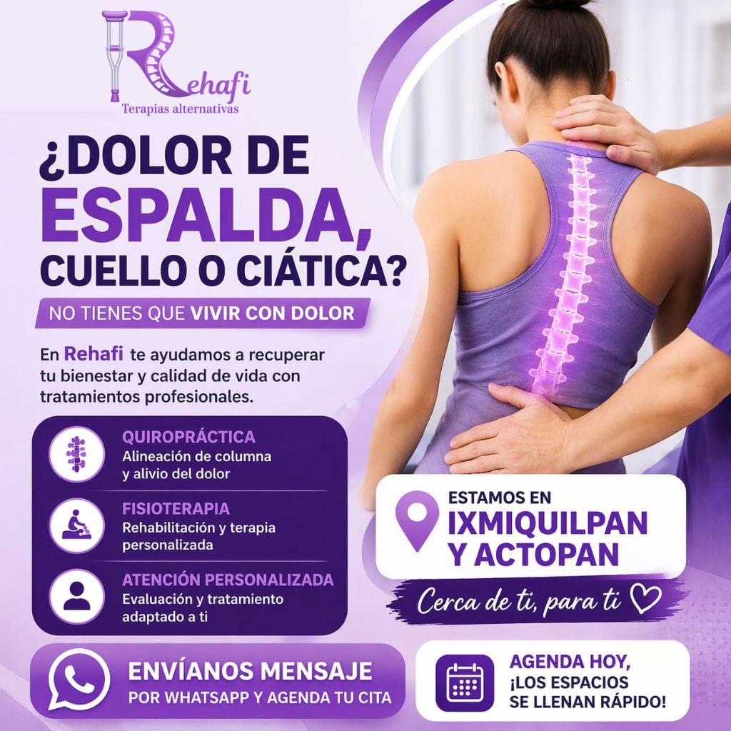 Rehafi Facebook ad: Deja de vivir con dolor