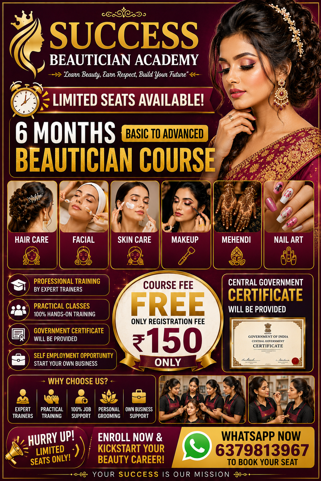 SuccessbeauticianAcademy Facebook ad
