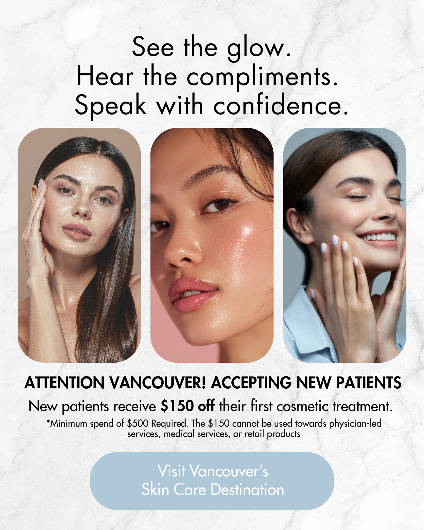 Pacific Derm Facebook ad: Confidence Starts With Your Skin