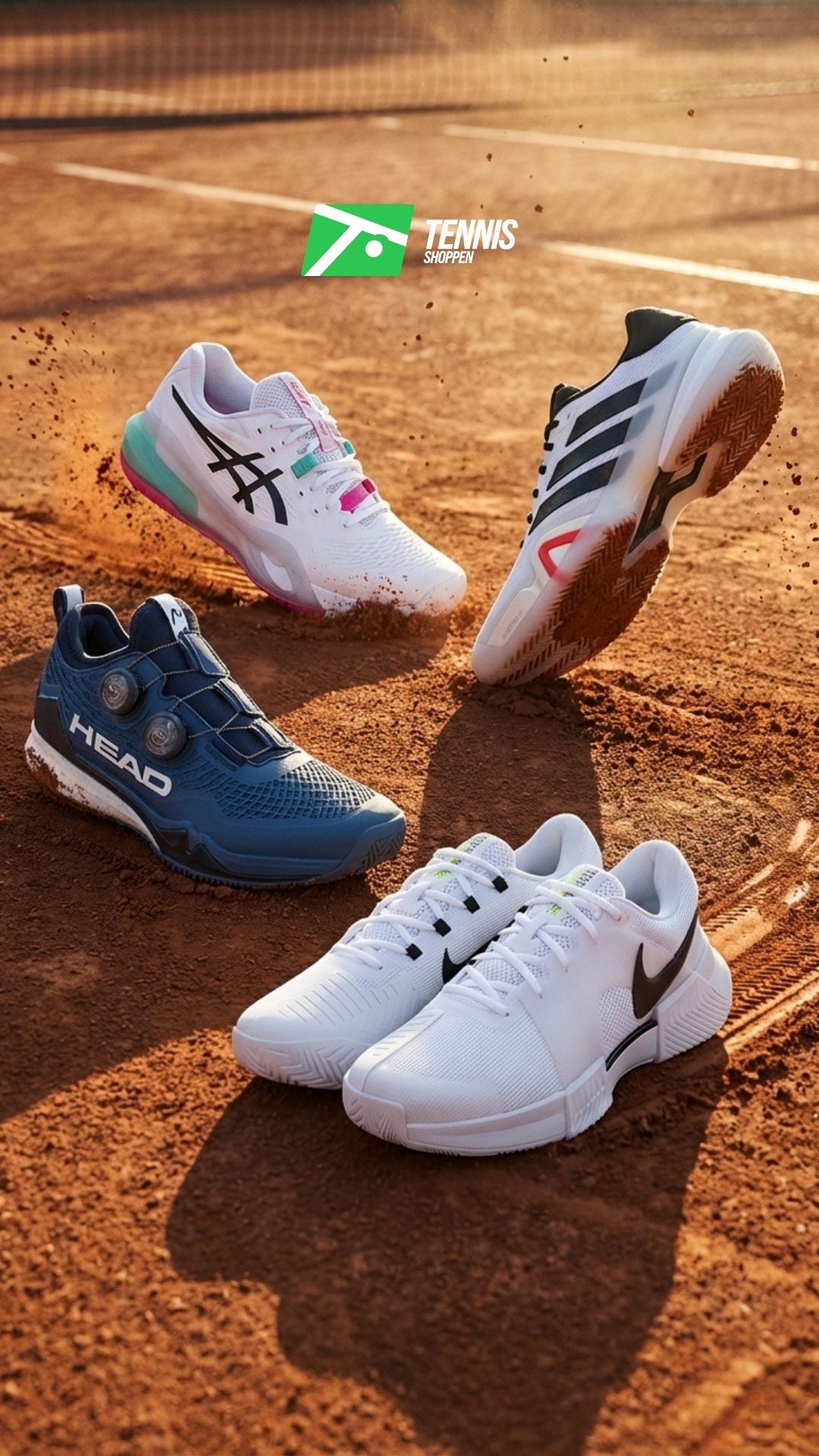 Tennisshoppen Facebook ad: Find de rigtige tennissko