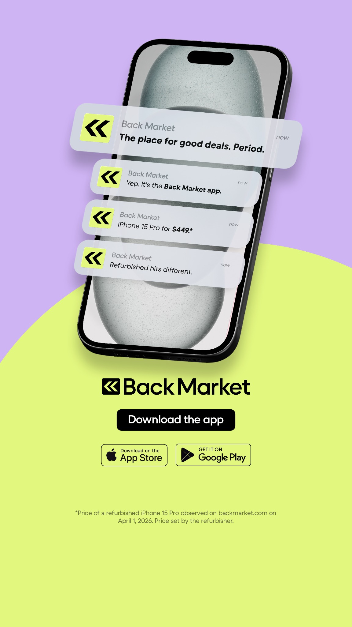 Back Market Facebook ad