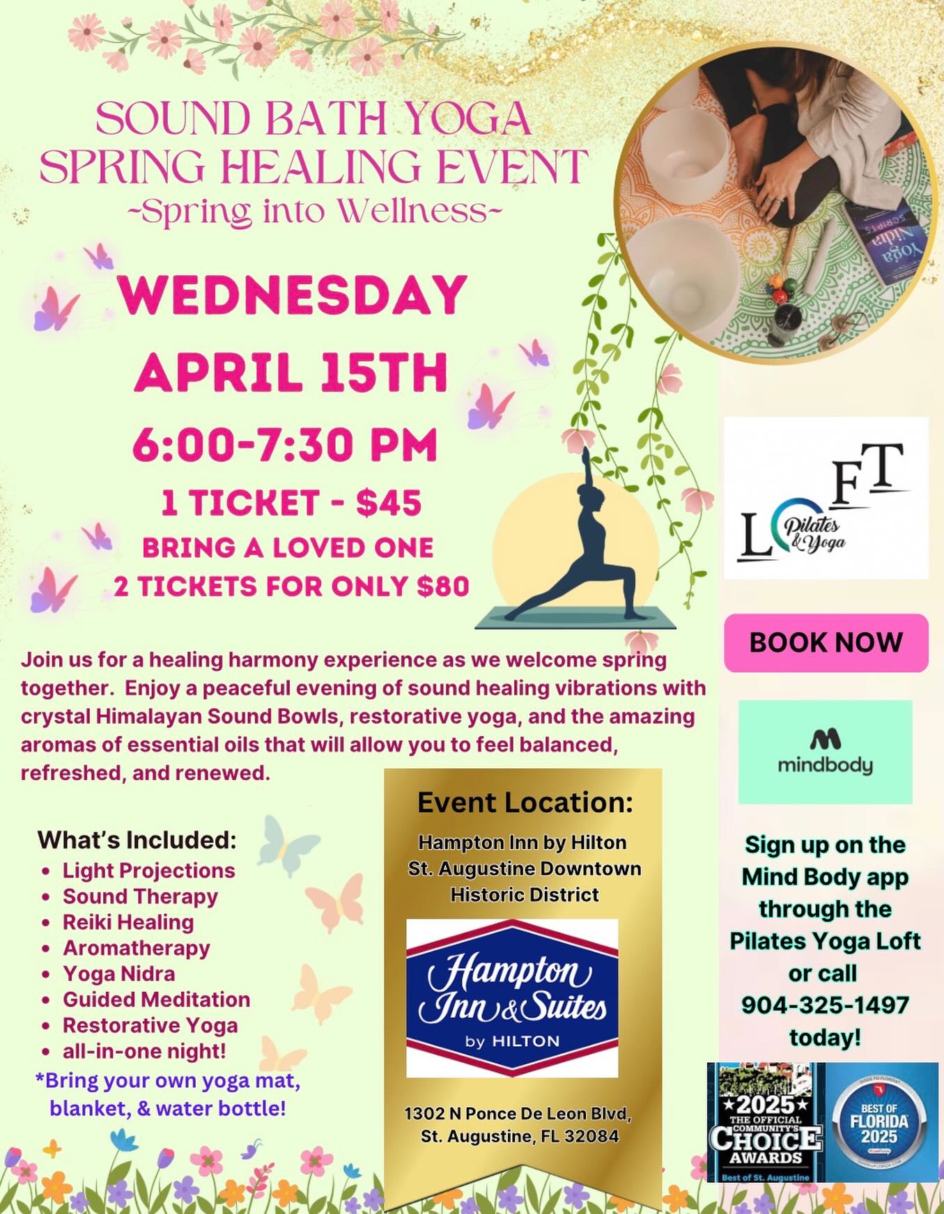 Pilates Yoga Loft Facebook ad