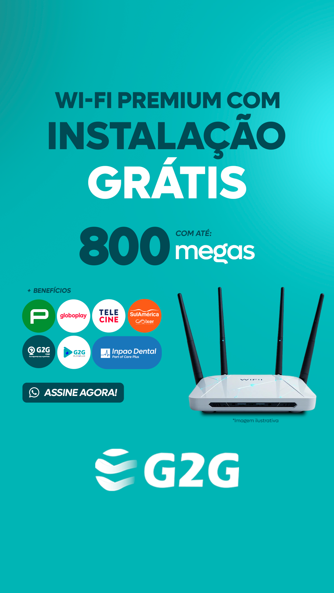 G2G Internet Fibra Facebook ad