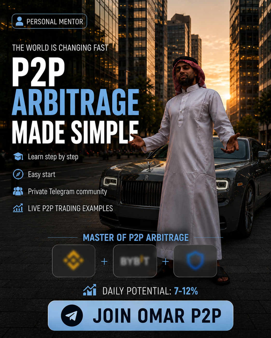Omar coach Facebook ad: Omar | P2P Trade