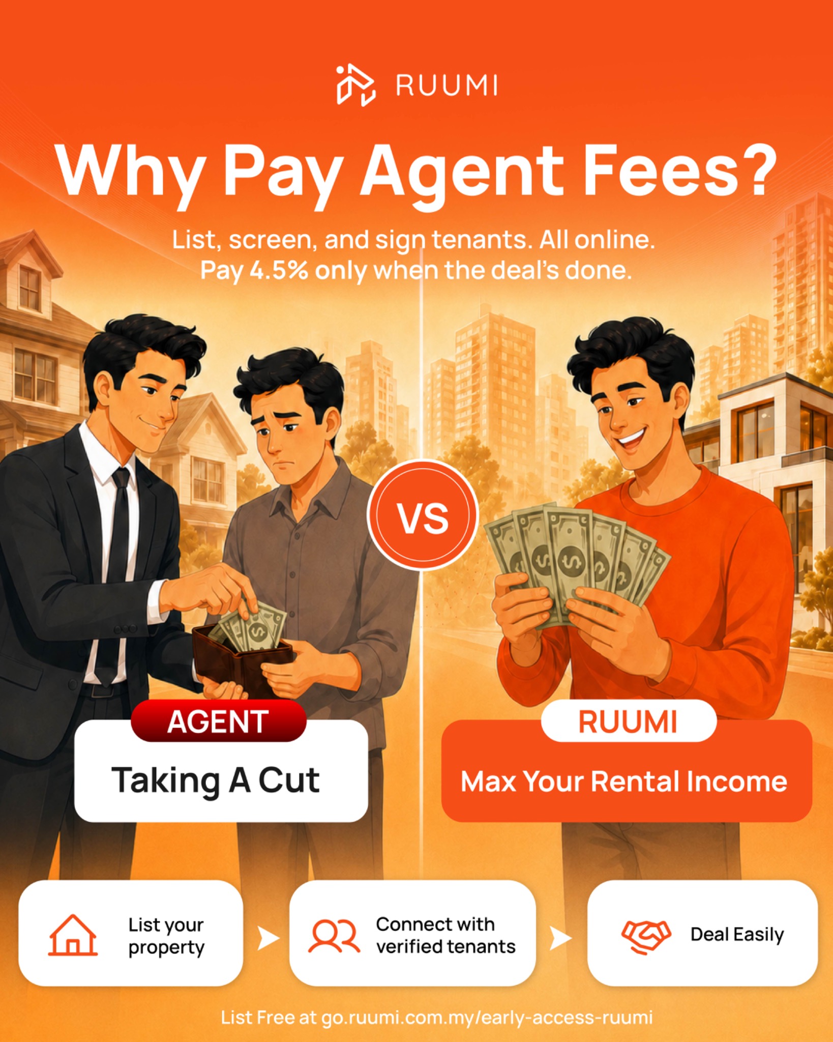 RUUMI Experience Facebook ad: Chat with us