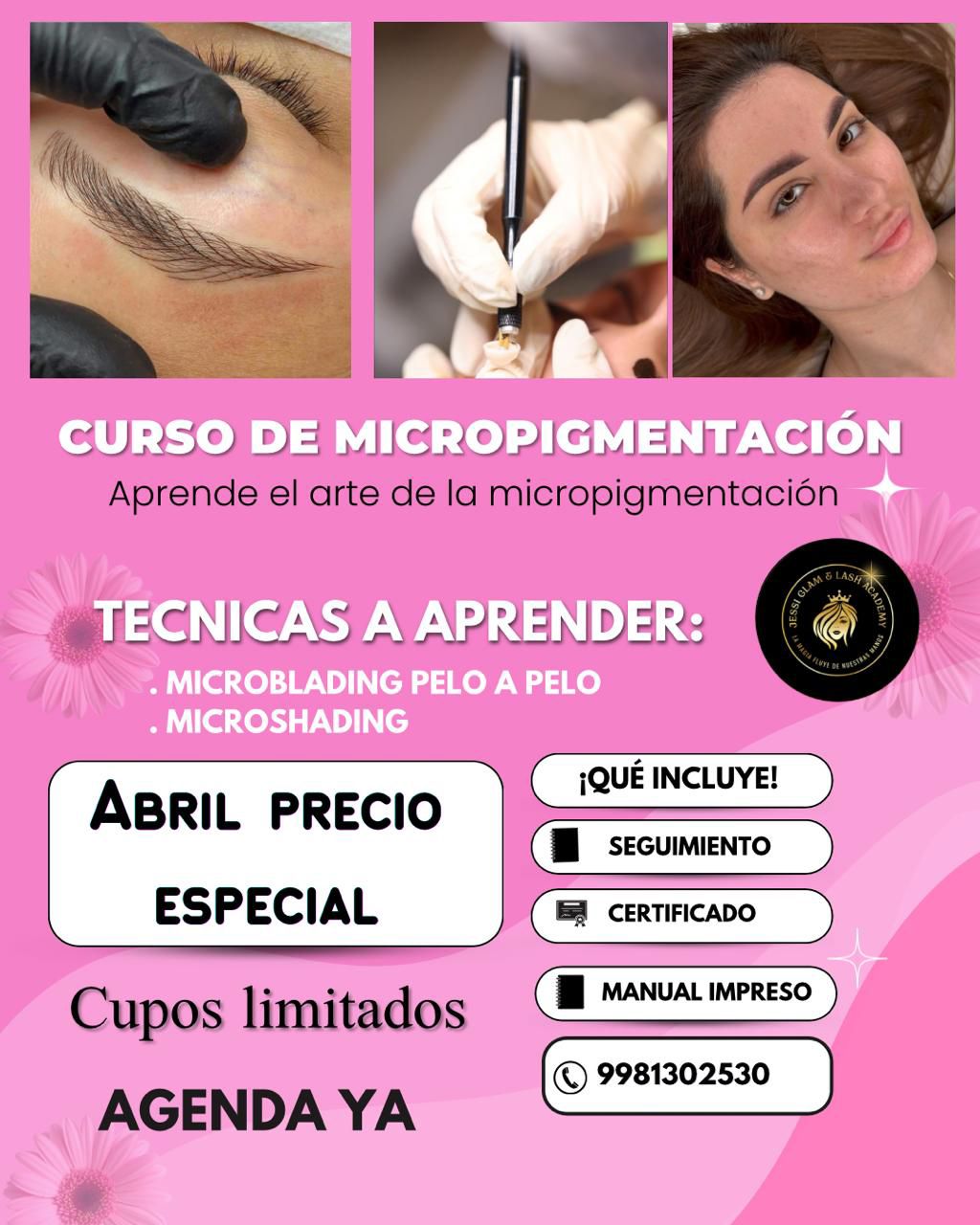 Jessi glam & lash academy Facebook ad