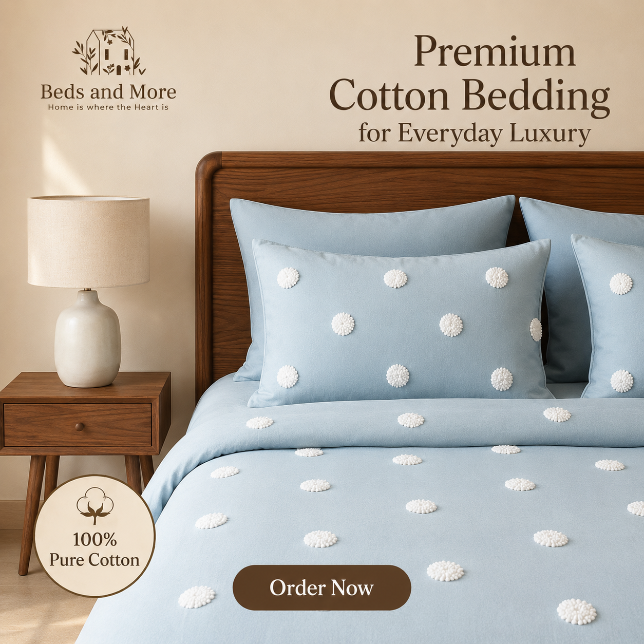 Beds and More Facebook ad: Style Better Spaces