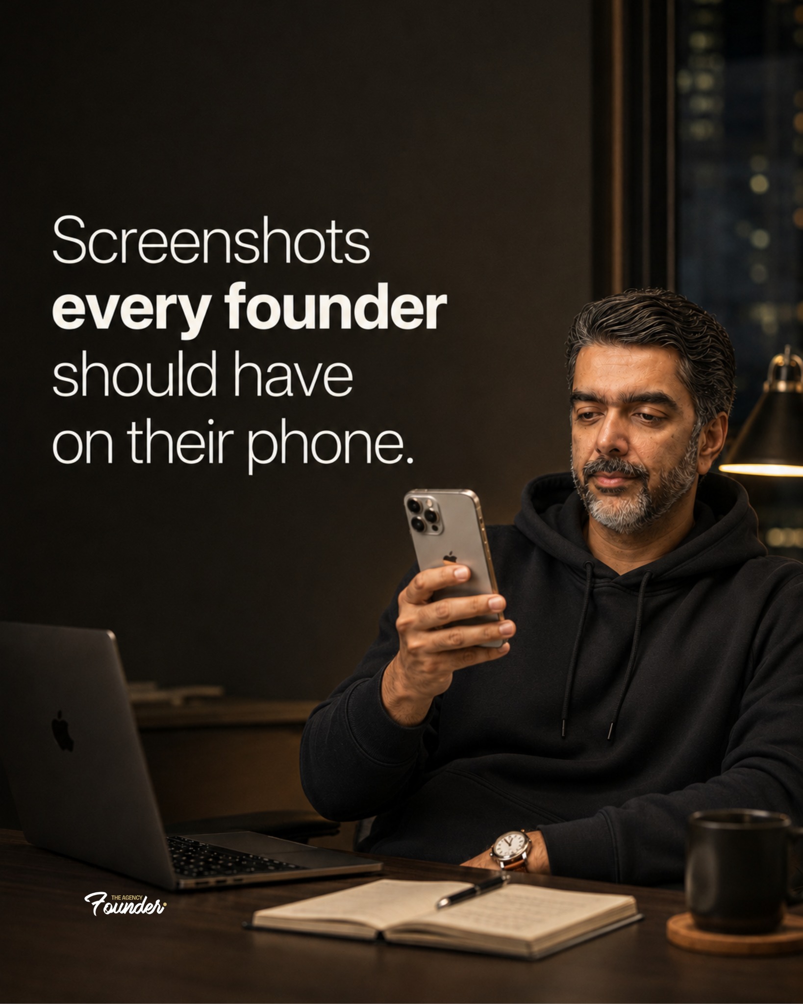 Theagencyfounder Facebook ad: Here are the screenshots I wish every founder…