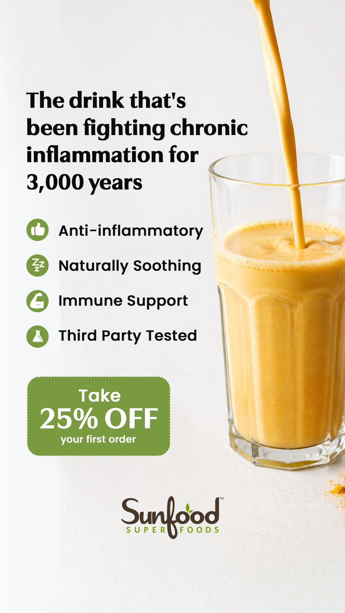 Sunfood Superfoods Facebook ad