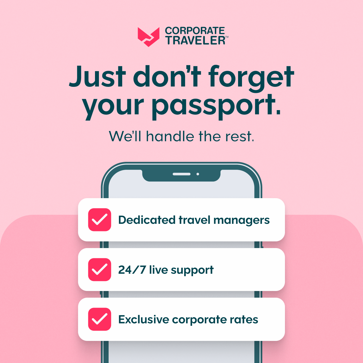 Corporate Traveler USA Facebook ad