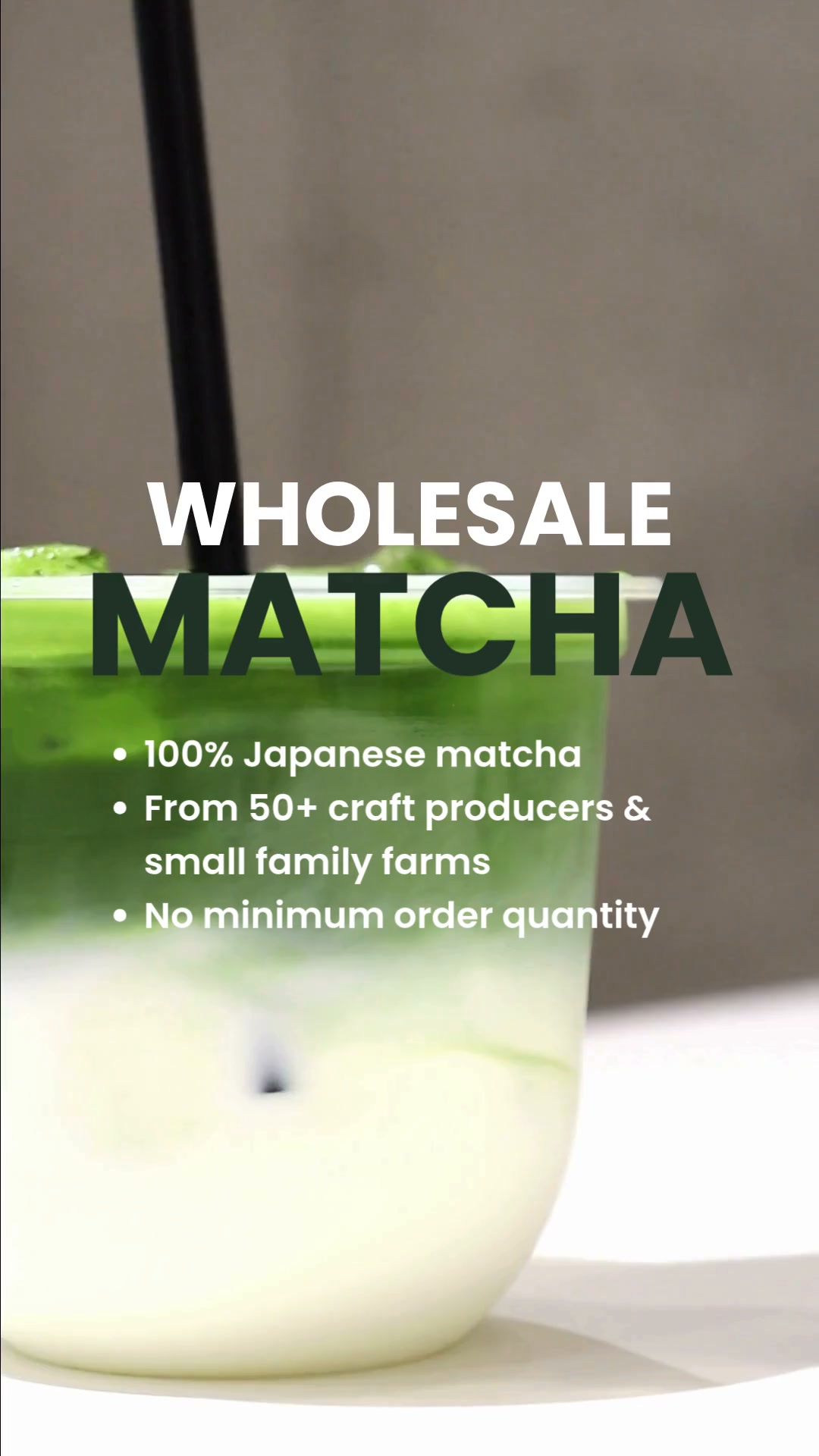 Yunomi Facebook ad: Japan-Direct Matcha for Your Brand