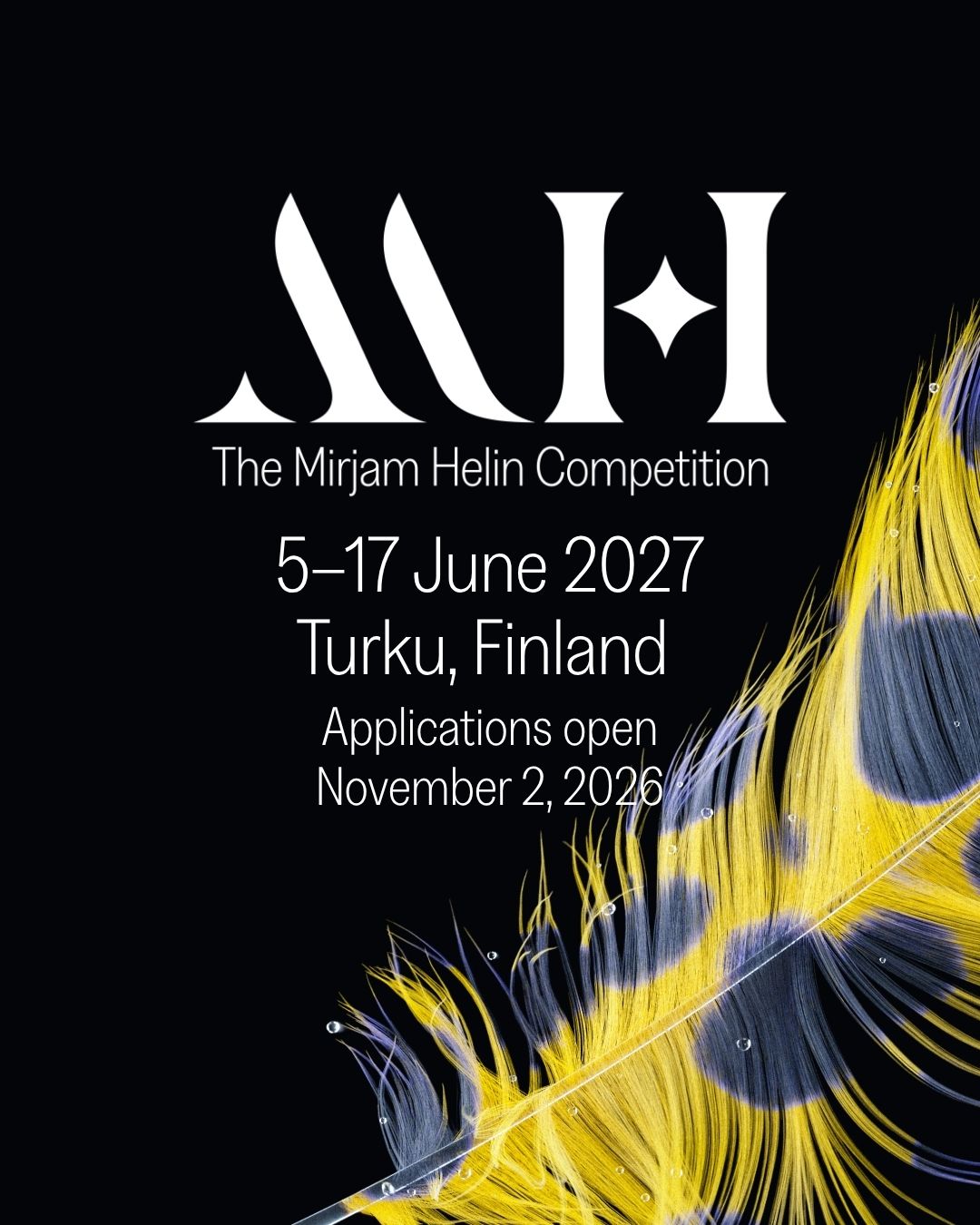 The Mirjam Helin International Singing Competition Facebook ad: Join one of the world's leading singing competitions…