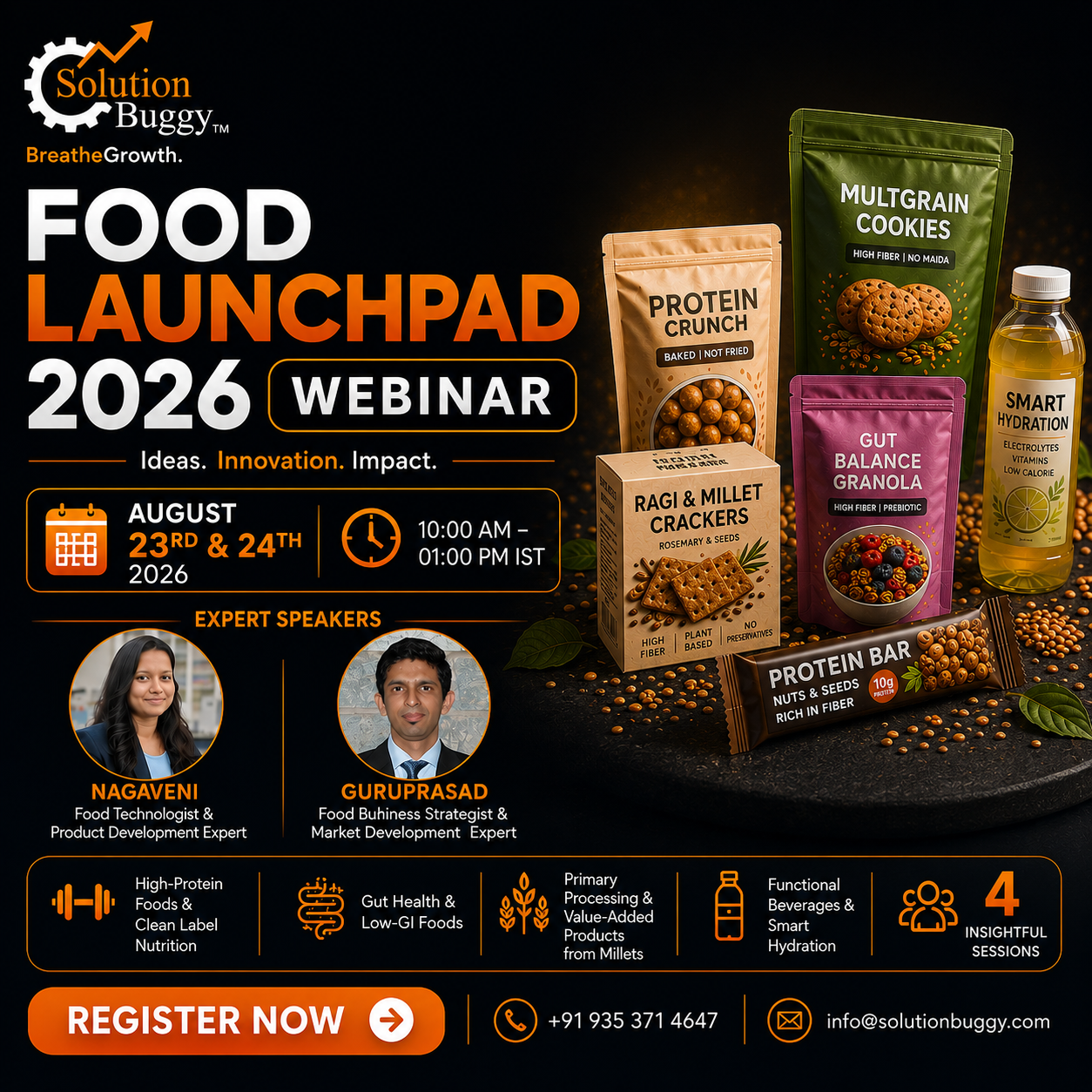 SolutionBuggy Facebook ad: Learn Profitable Food Trends