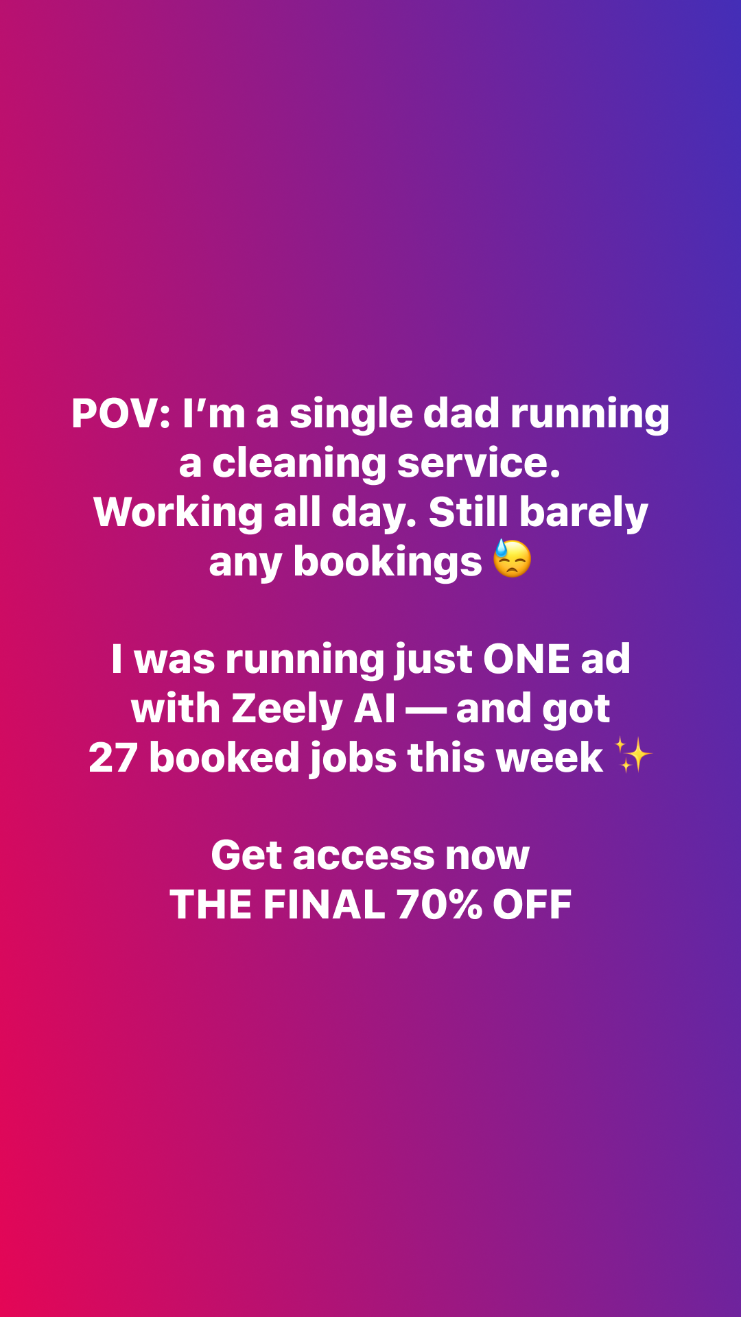Zeely Facebook ad