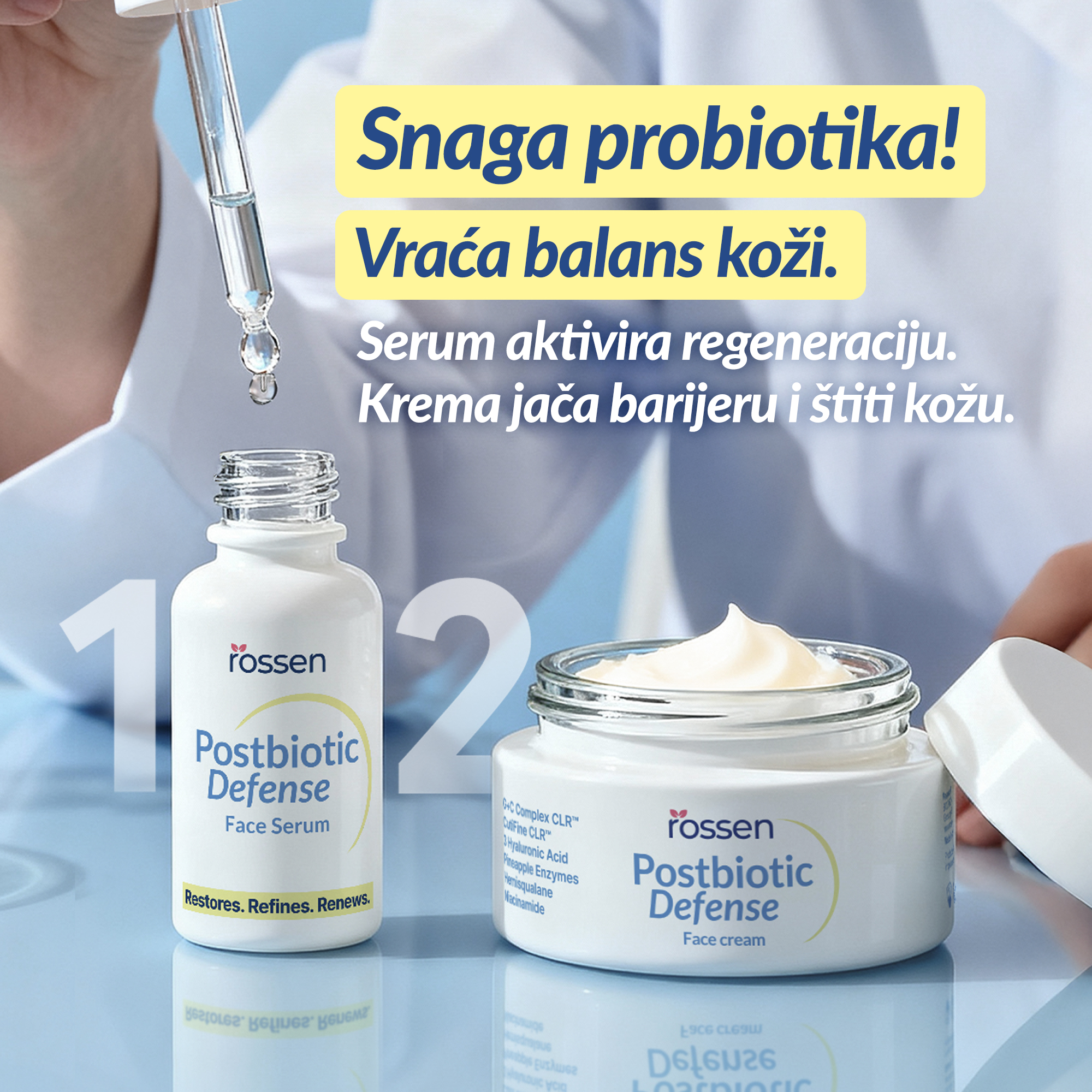 Rossen kozmetika Facebook ad