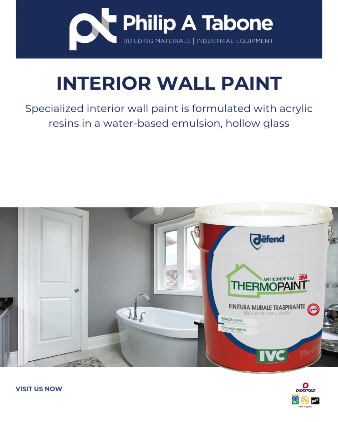 Philip A Tabone Co. Facebook ad: INTERIOR WALL PAINT