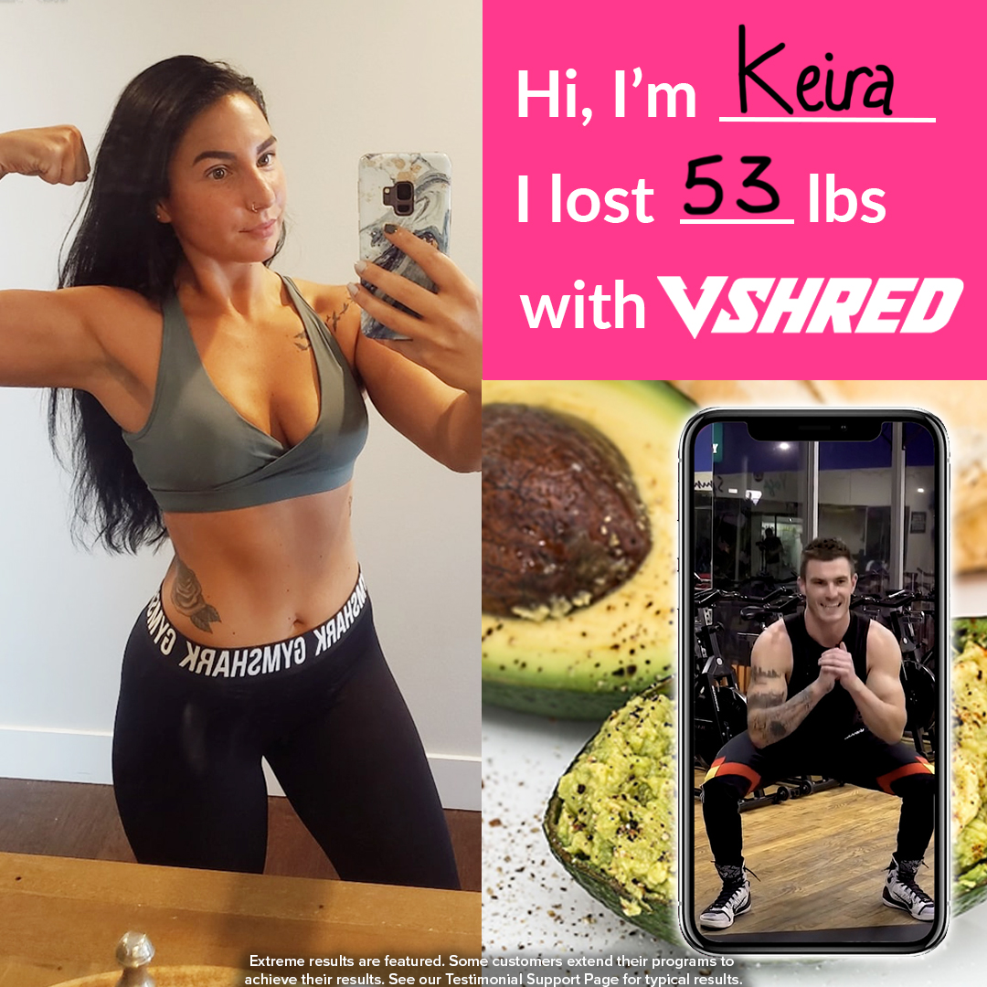 V Shred Facebook ad