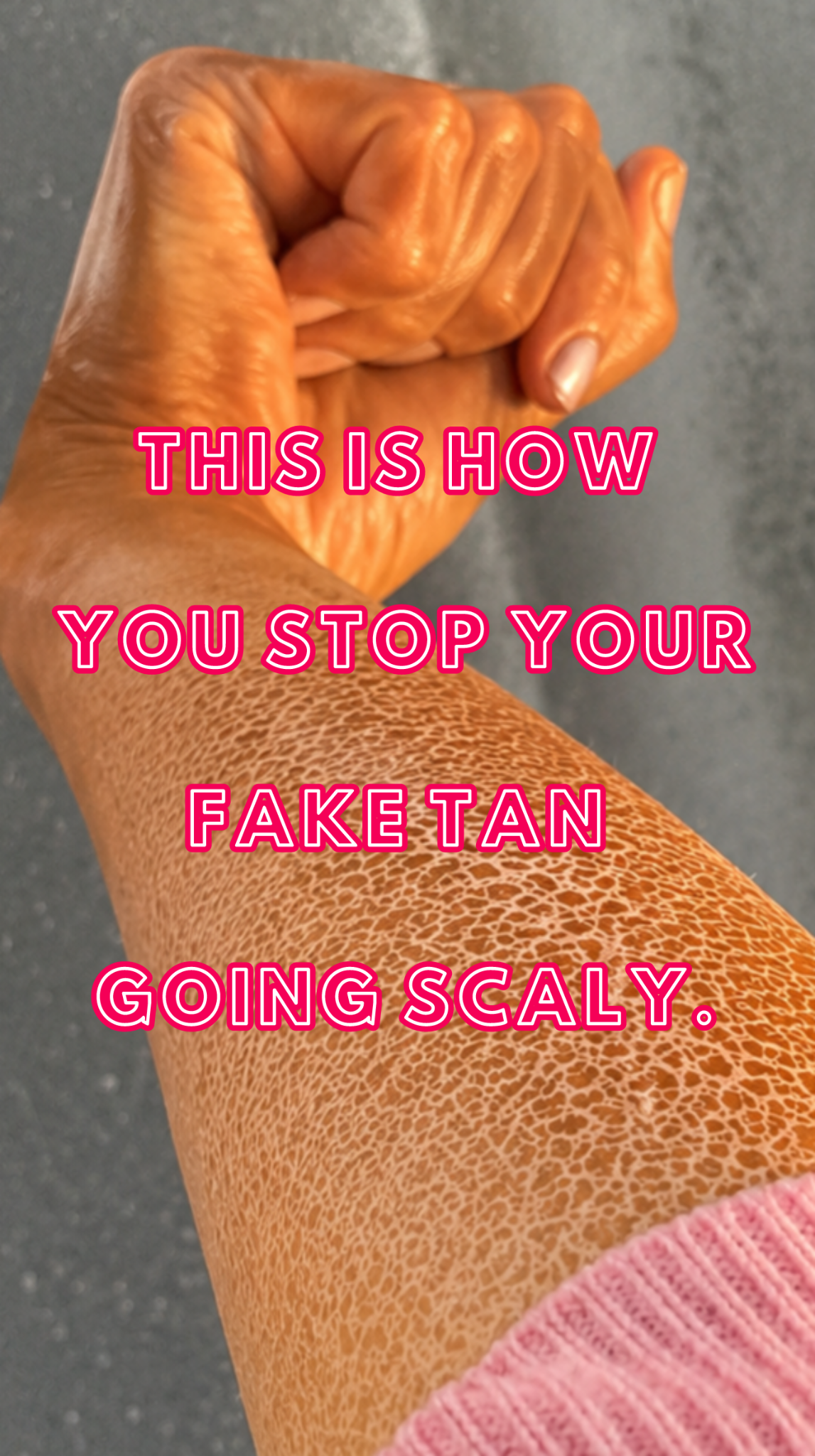 Tan Night Facebook ad: Keeps your fake tan in check and scale free