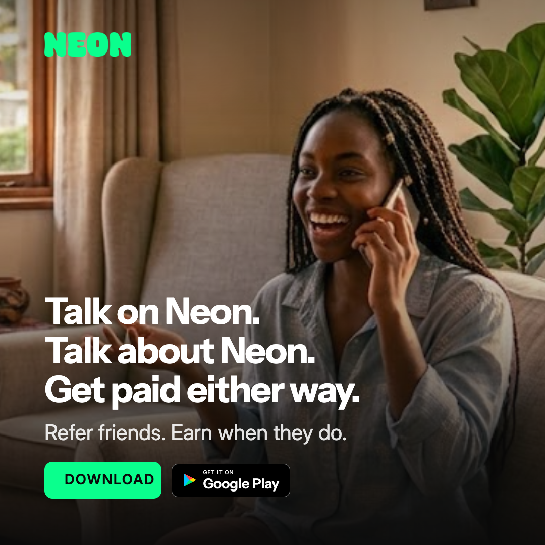 Neon Mobile Facebook ad