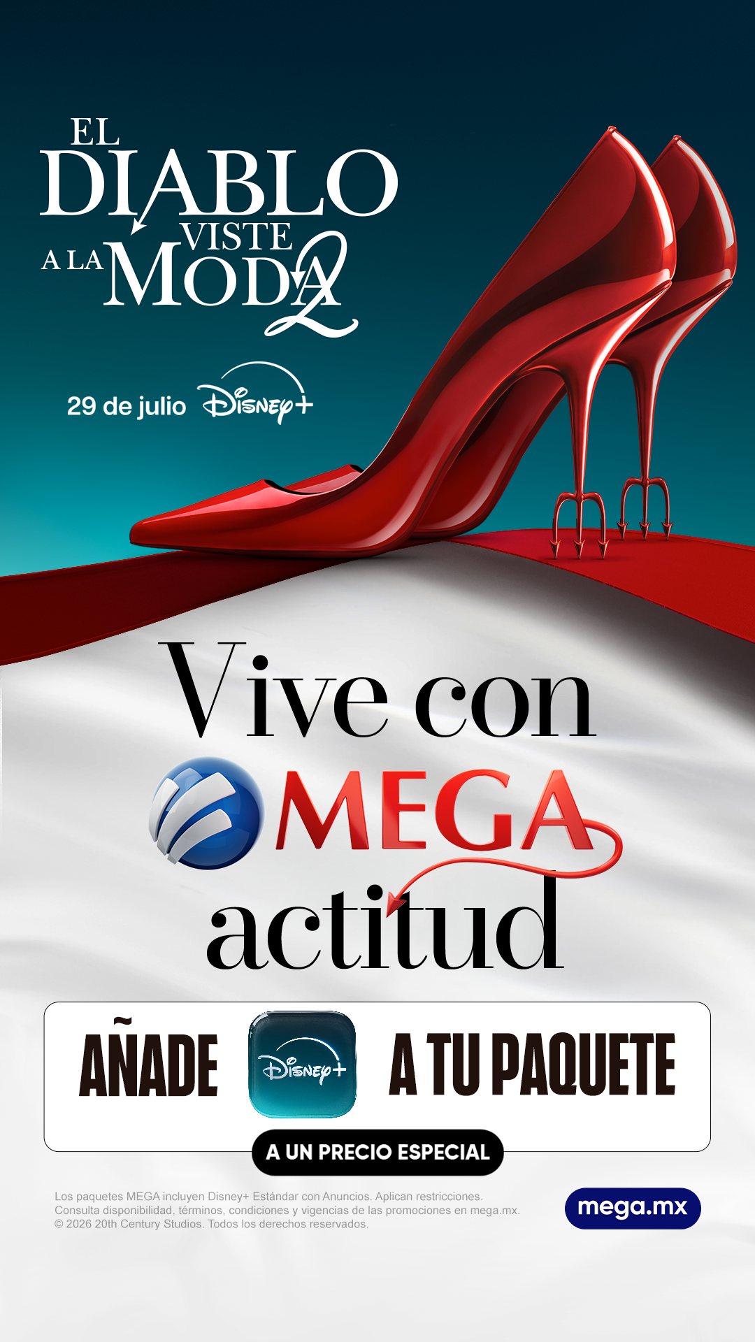 Megacable, Conectamos tu vida Facebook ad