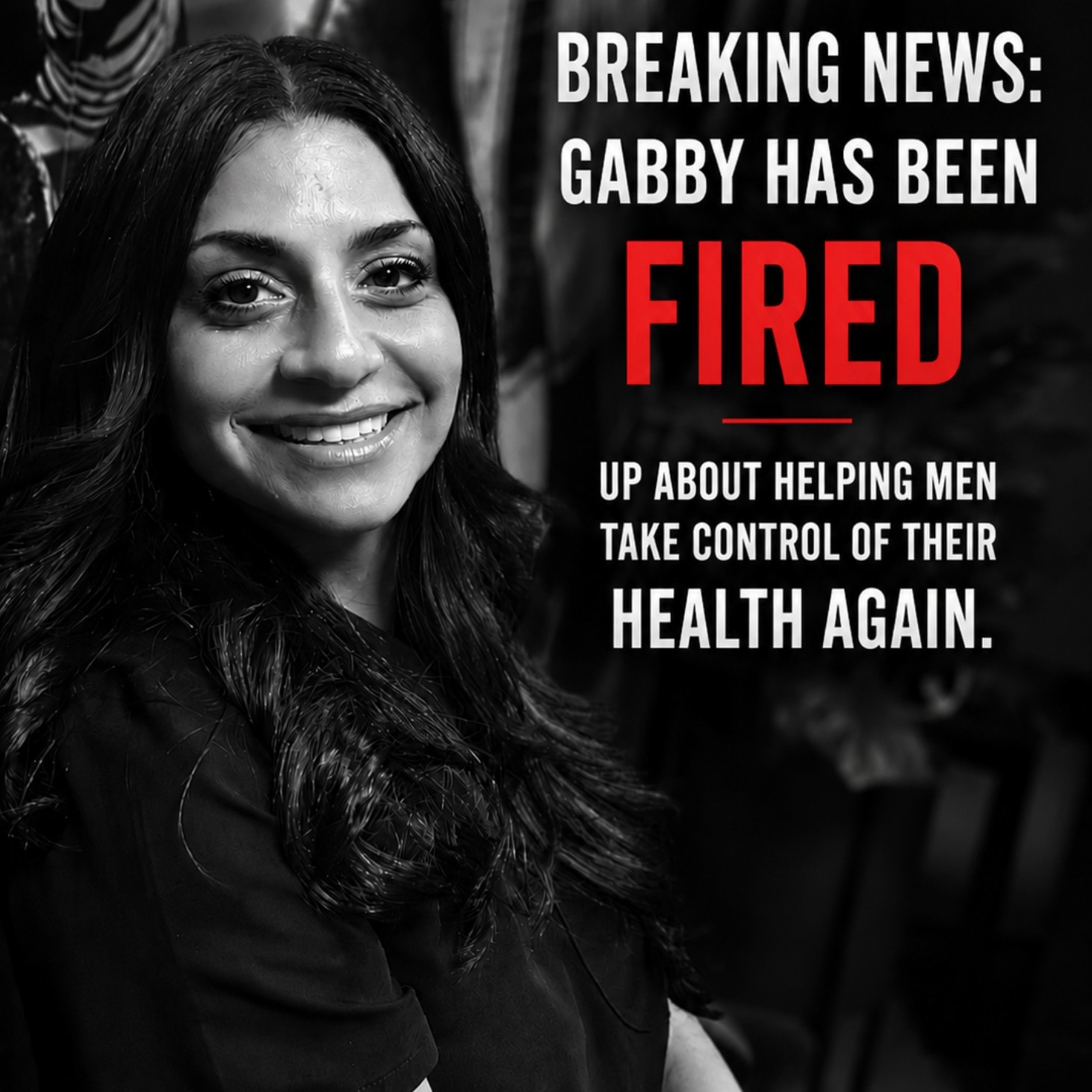 Gameday Men's Health Facebook ad: You thought Gabby got fired…