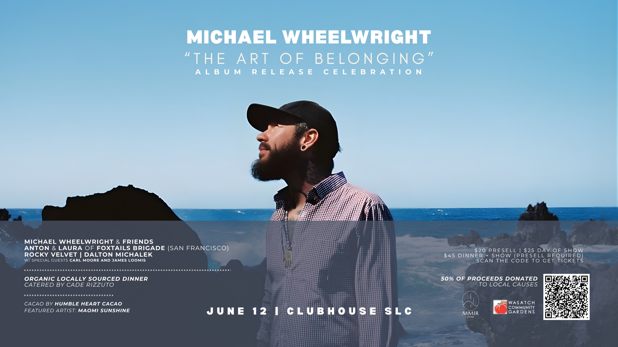Michael Wheelwright Facebook ad: Michael Wheelwright The Art of Belonging Album Release…