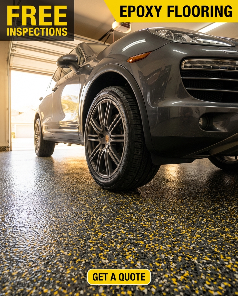 My Local Concrete Contractor Facebook ad: Epoxy Garage Floors From $3,000