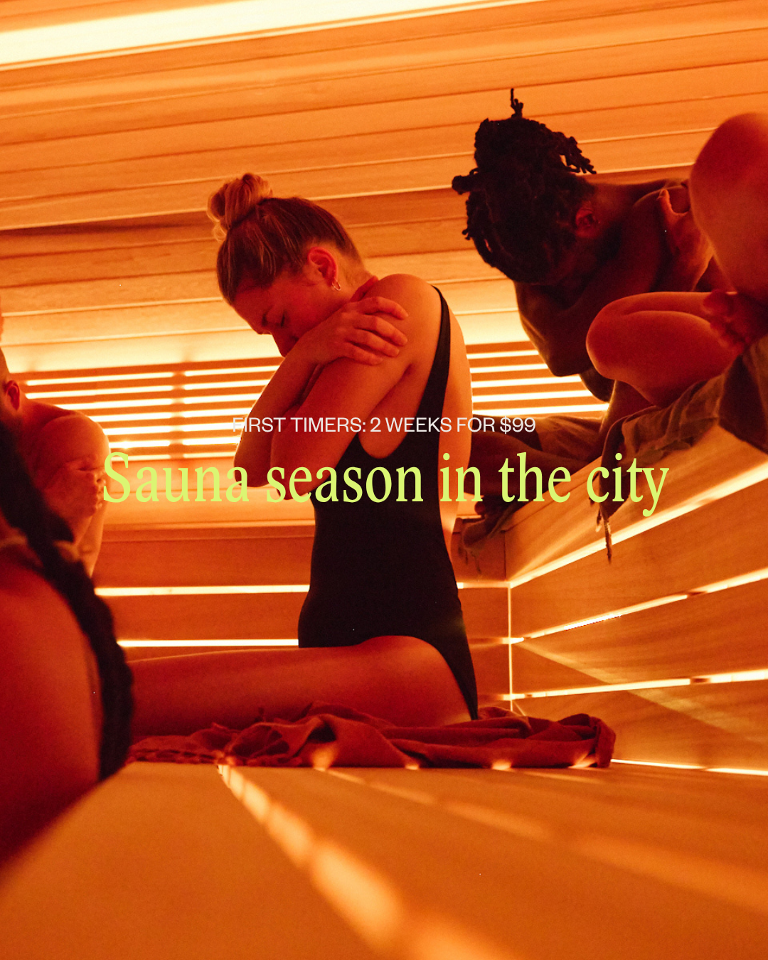 Othership Facebook ad: Sauna season in the city is here.