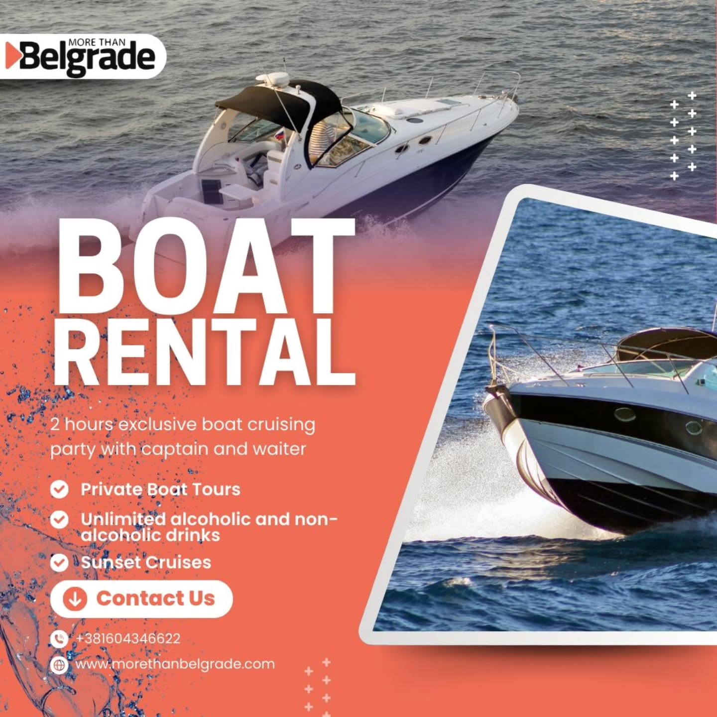 More Than Belgrade Facebook ad: Set sail into the sunset with Belgrade’s most…