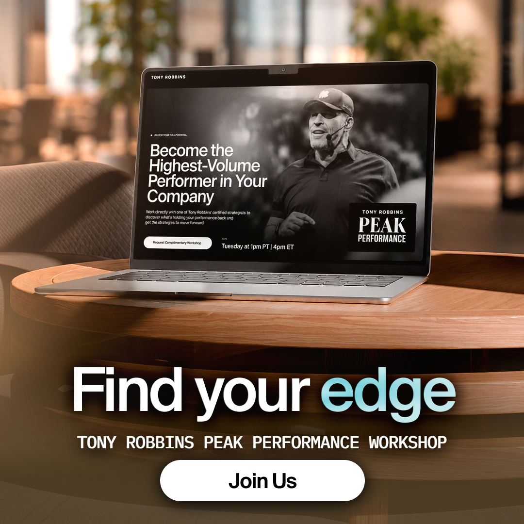 Tony Robbins Facebook ad