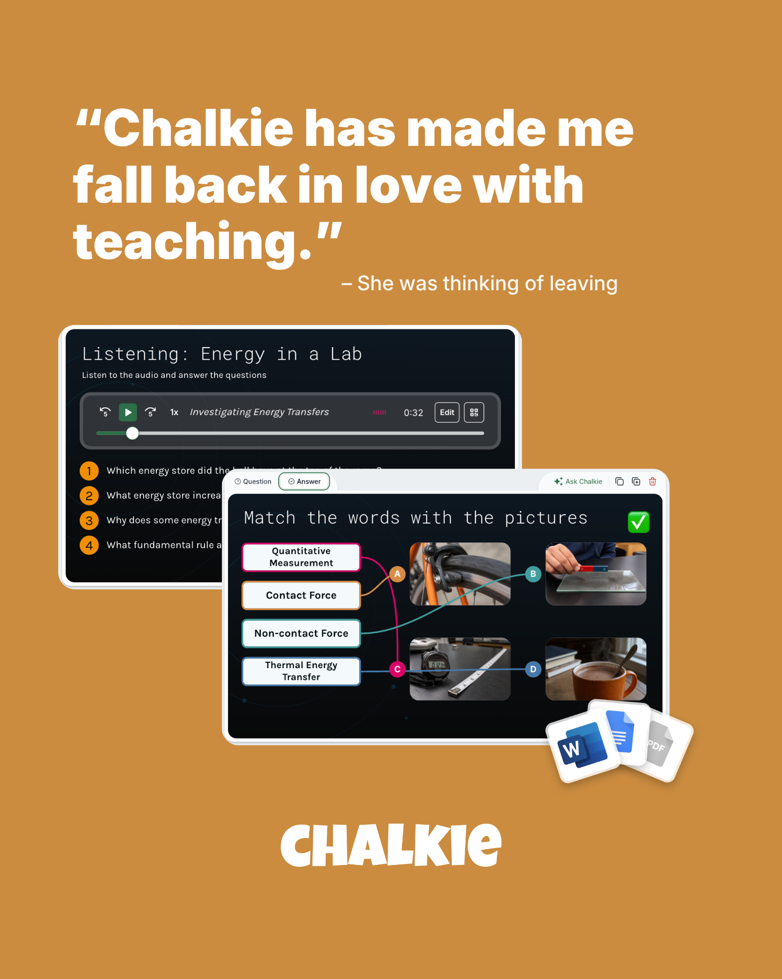 Chalkie AI Facebook ad