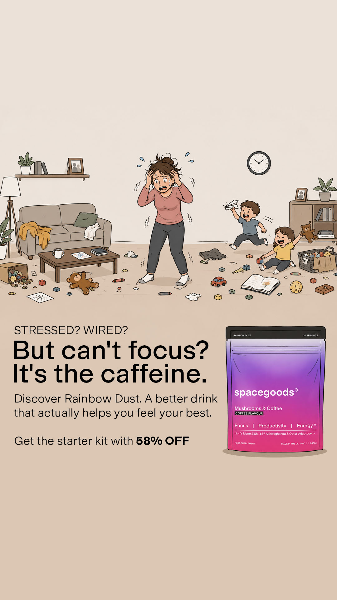 Spacegoods Facebook ad