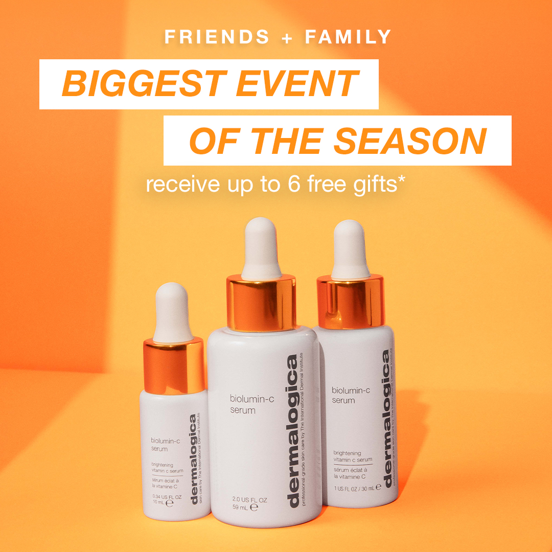 Dermalogica Facebook ad: Up to 6 Free Gifts*​