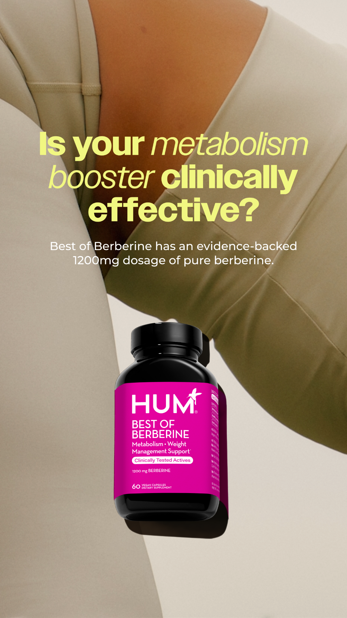 HUM Nutrition Facebook ad