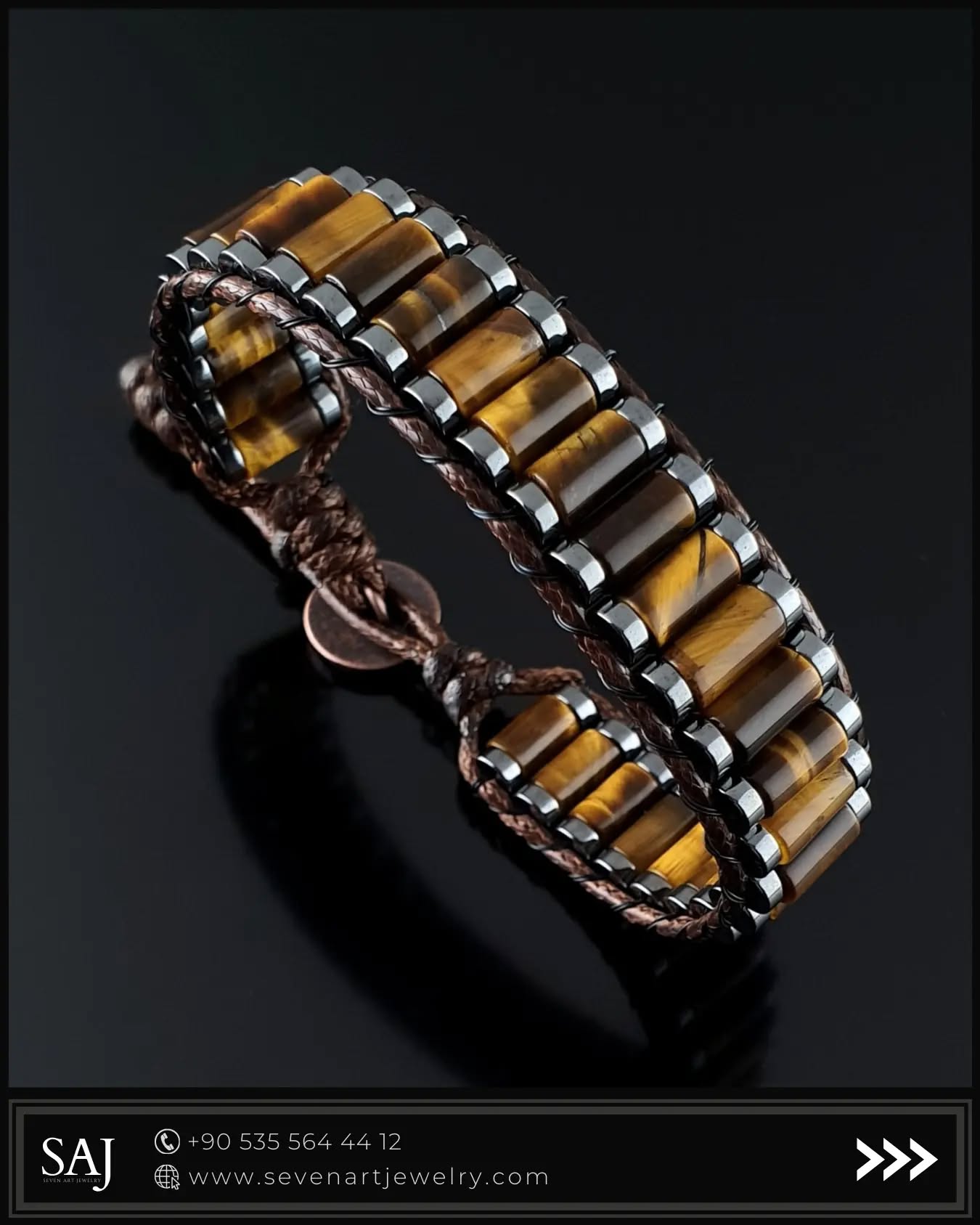 Seven Art Jewelry Facebook ad: KAPLAN GÖZÜ SİLİNDİR BİLEKLİK