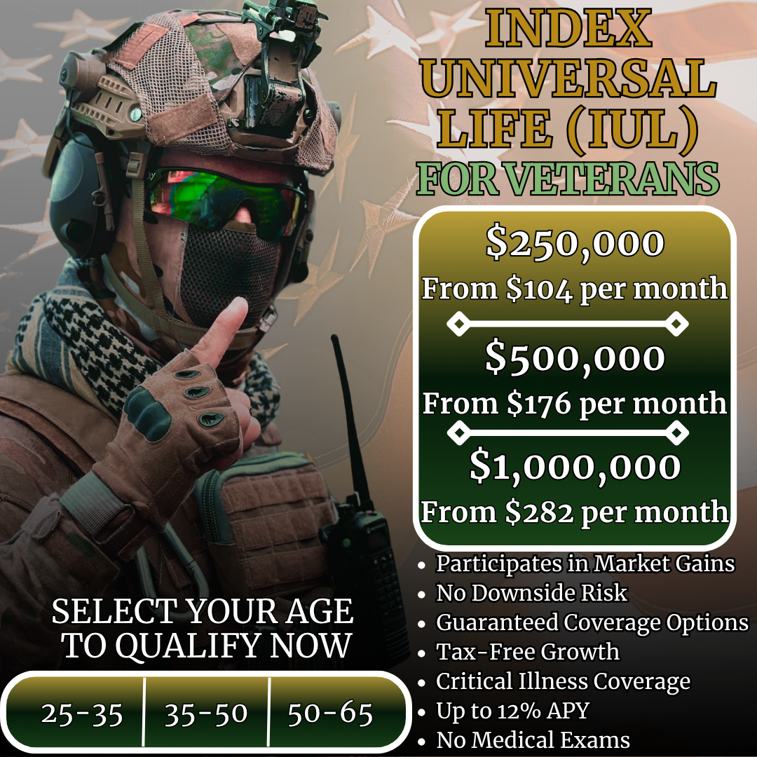 Combat Vet Life Insurance Facebook ad