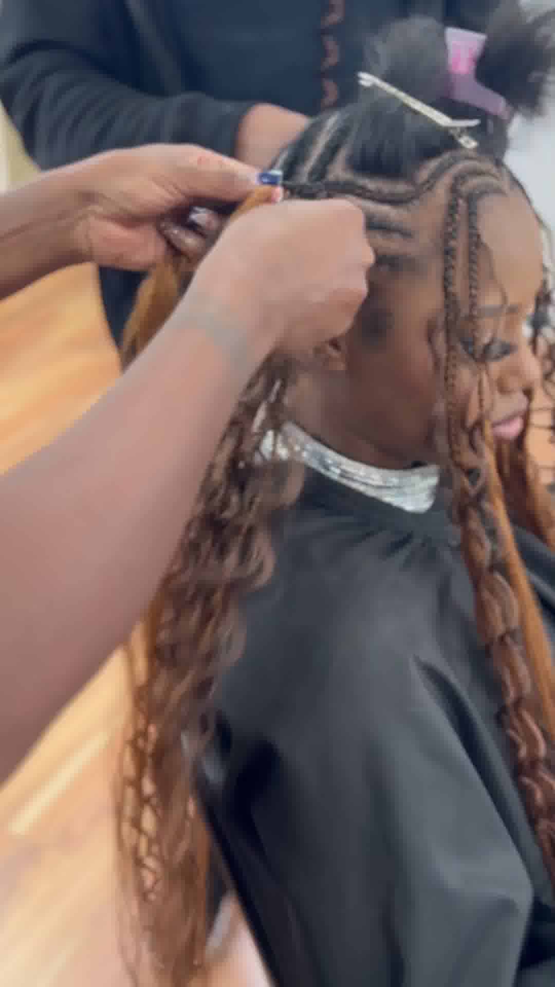 Bijoux Hair Facebook ad: Realistic 3X Ghana: pre-stretched, hot-water friendly, up…