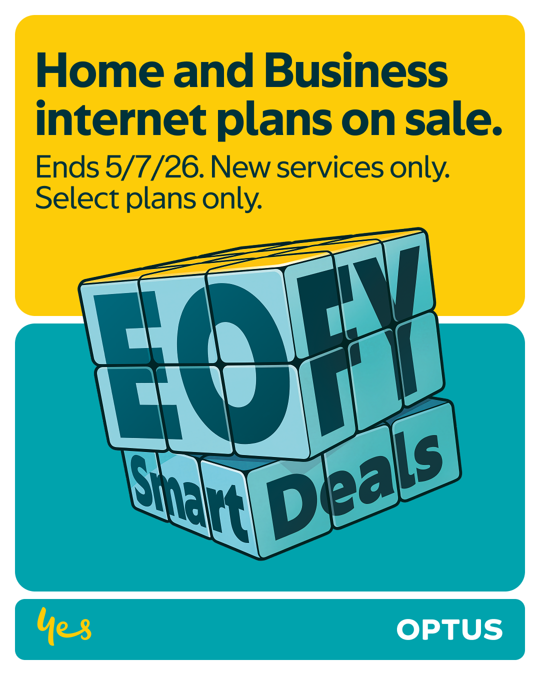 Optus Facebook ad