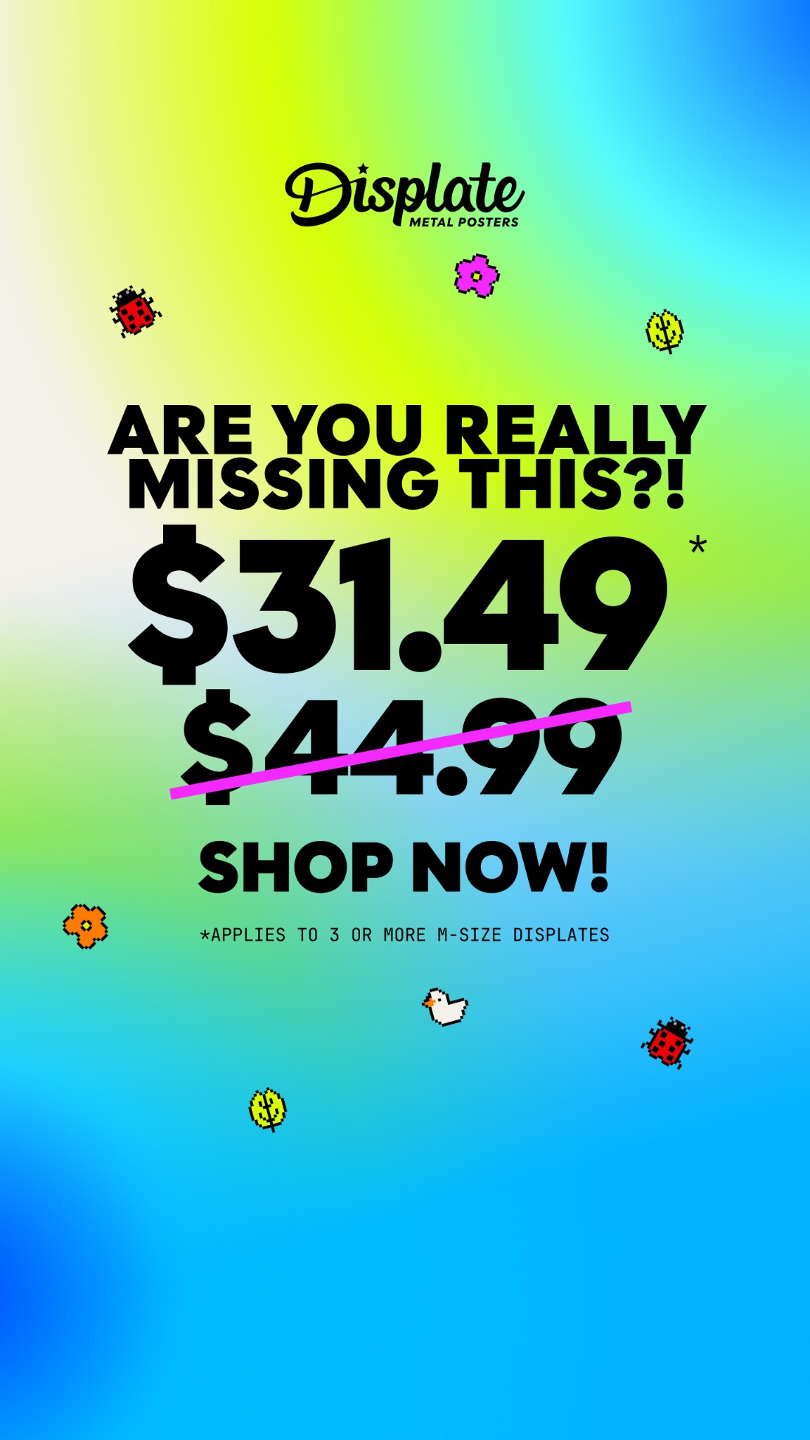 Displate Facebook ad