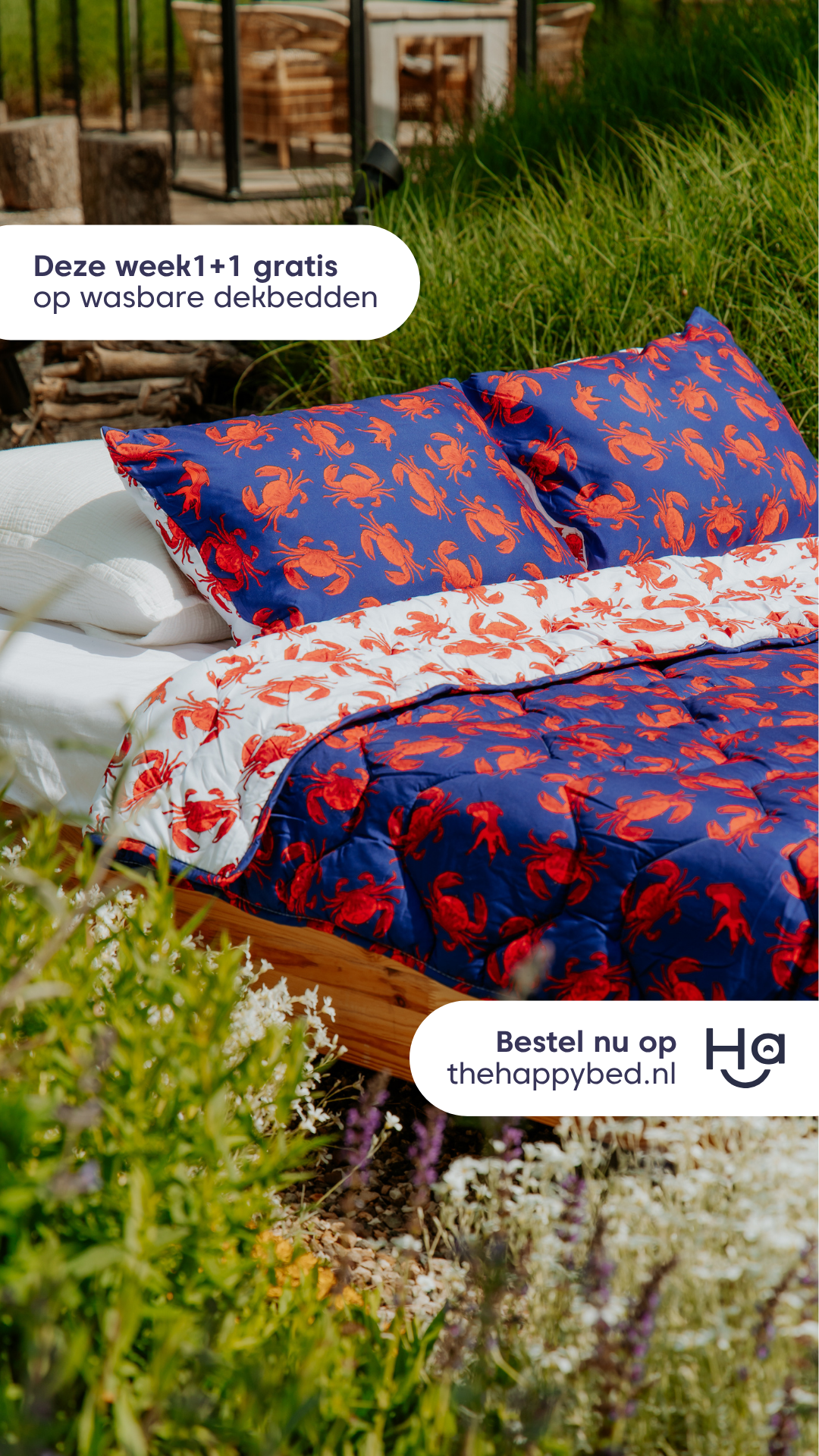 HappyBed Facebook ad