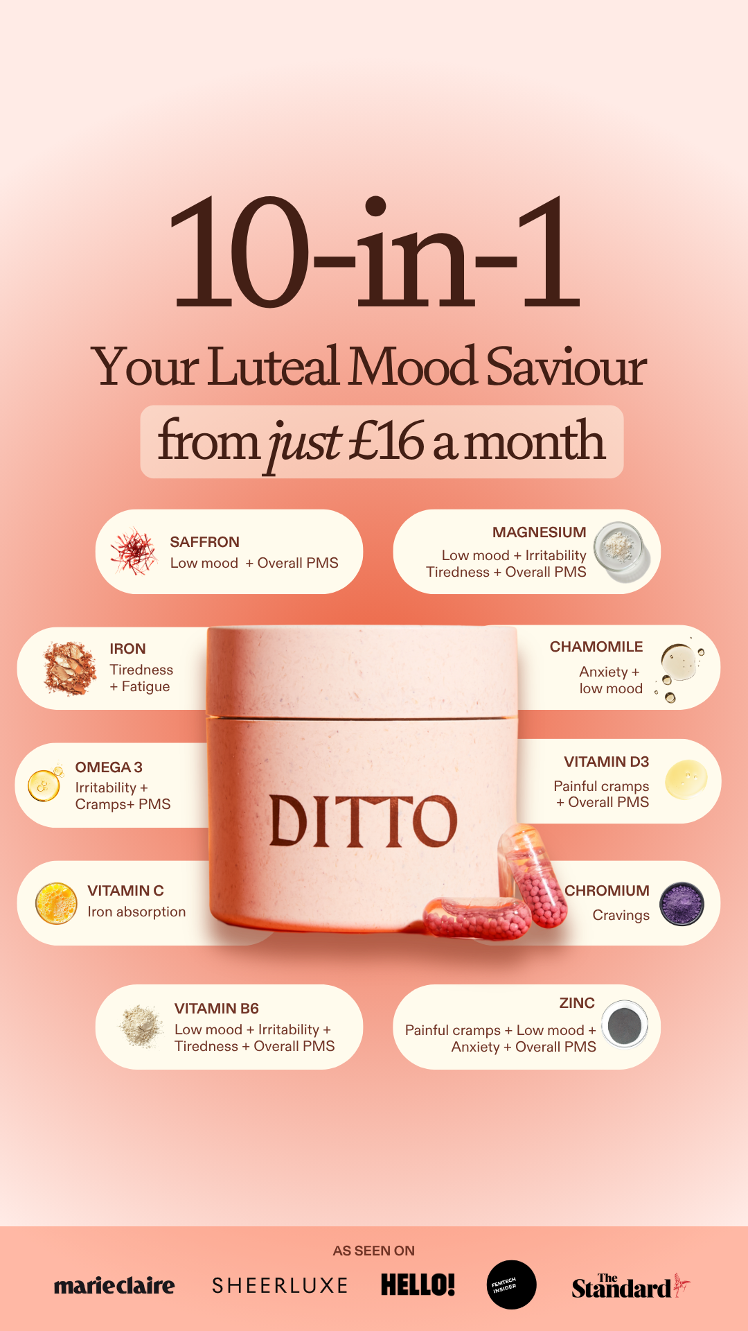 DITTO Daily Facebook ad: Try from just £16 a month with DITTO60