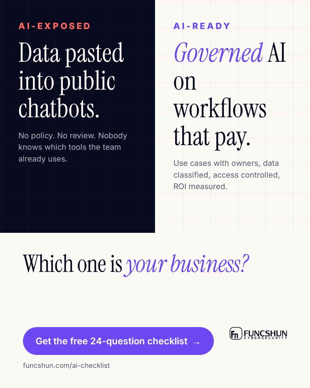 FUNCSHUN Facebook ad from Jul 10, 2026