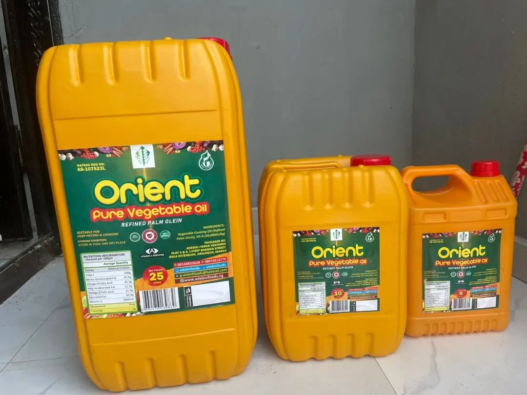 adebisifoods Facebook ad: Check out our pure vegetable oil, no cholesterol.