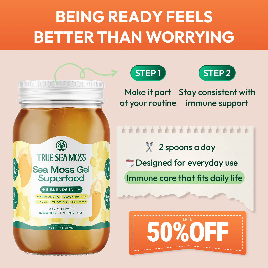 True Sea Moss Health Facebook ad