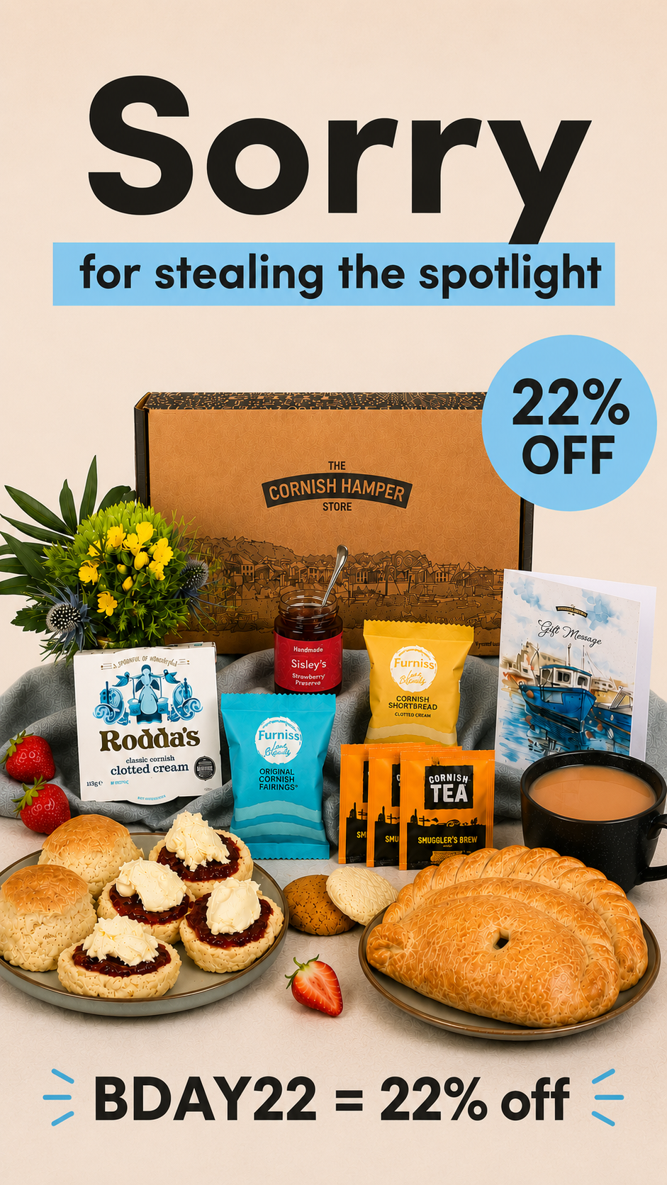 The Cornish Hamper Store Facebook ad